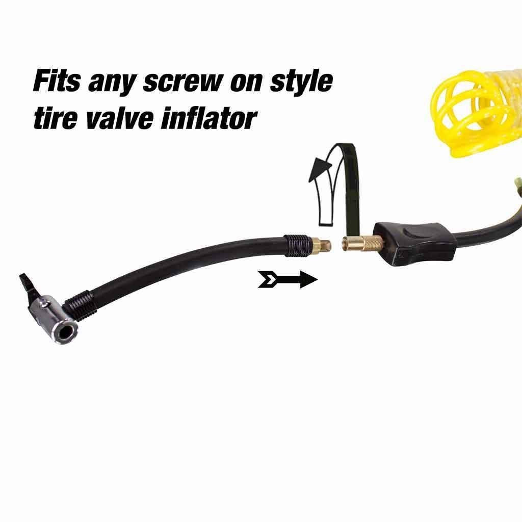 Details On Tire Inflator With Gauge